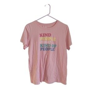 Kind People are My Kind of People Pink Tee
